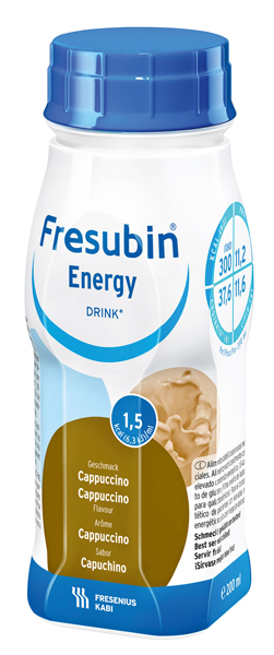 Drikk Fresubin energy DRINK cappucino 200ml 4pk