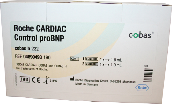 Cardiac kontroll proBNP Cobas h 232 2x6stk