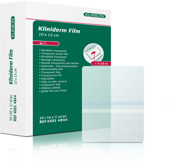 Bandasje transparent Kliniderm Film 10x15cm