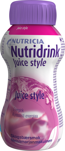 Drikk Nutridrink Juice style skogsbær 200ml