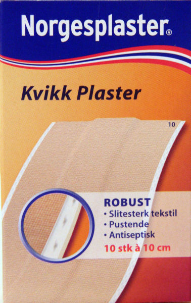 Plaster Norgesplaster tekstil 4124 6cmx10cm