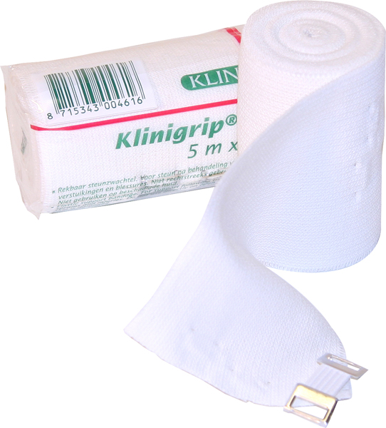 Støttebind Klinigrip Eco-ideal 8cmx5m hvit
