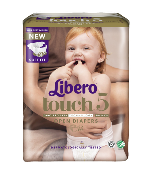 Bleie barn Libero Touch 5 Open 10-14kg 22pk