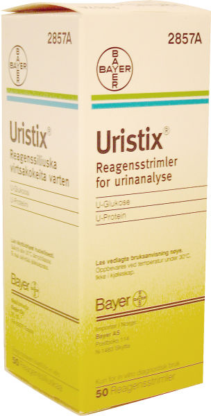 Test urin Uristix 2857