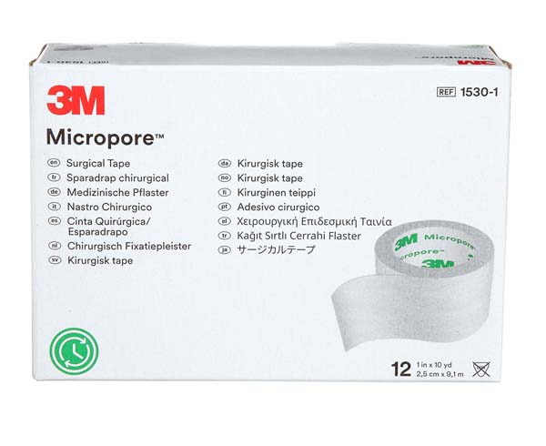 Tape kirurgisk Micropore nw 2,5cmx9m