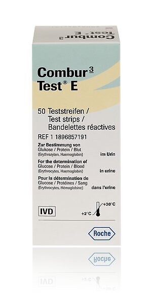 Combur 3-Test E -virtsatestiliuska