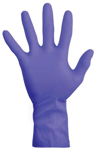 Klinion tutkimuskäsine nitriili Sensitive Indigo 29 cm XS