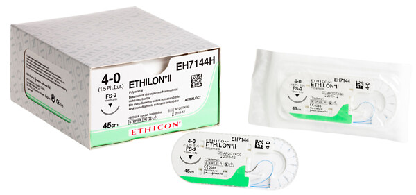 Ethilon 2-0 FSL 75 cm sininen EH7798H