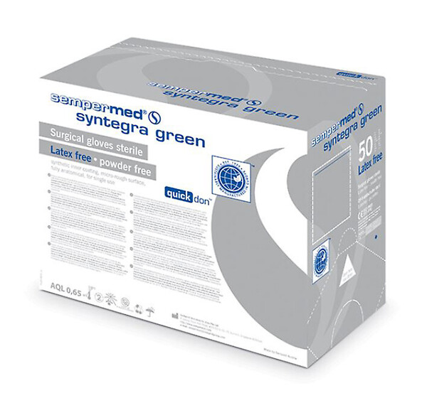 Sempermed Syntegra Green toimenpide- ja leikkauskäsine 6,5