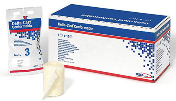 Delta-Cast Conformable kipsisidos 10 cm x 3,6 m musta