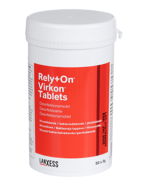 Rely+On Virkon desinfektioainetabletti 50 x 5 g