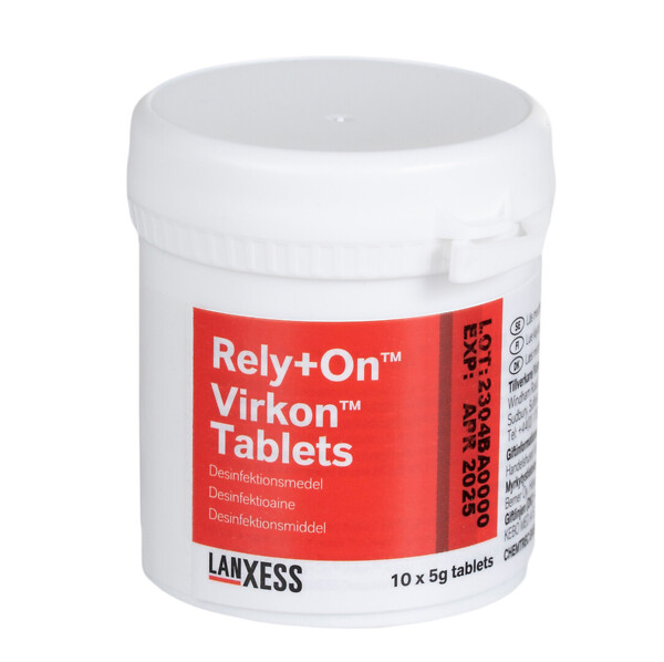 Rely+On Virkon desinfektioainetabletti 10 x 5 g
