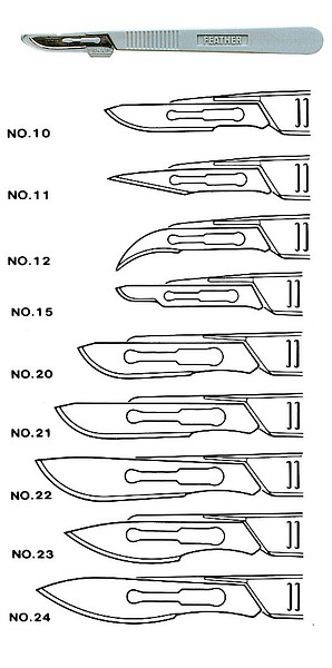 Feather-leikkausveitsi kk koko 14
