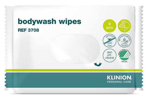 Klinion kostea pesupyyhe hajusteeton 20 x 27,5 cm ( 24 x 8 kpl )