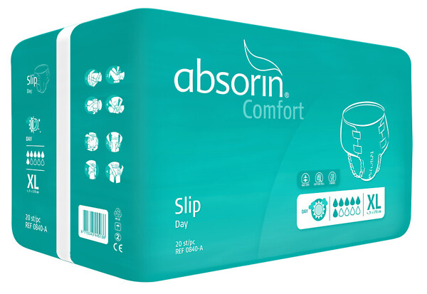 Absorin Comfort -teippivaippa XL päiväkäyttö