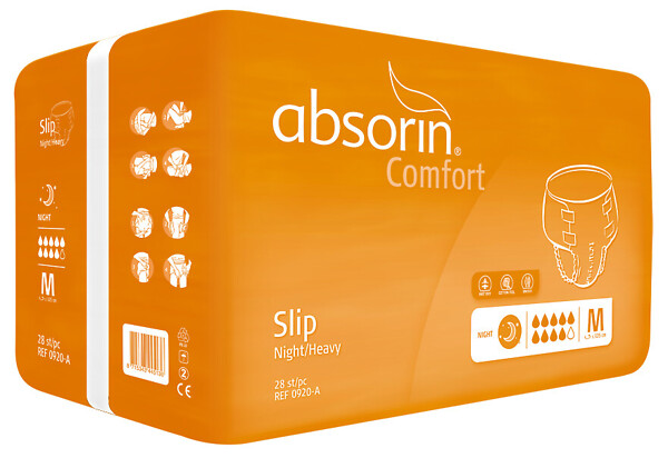 Absorin Comfort -teippivaippa M heavy/yökäyttö