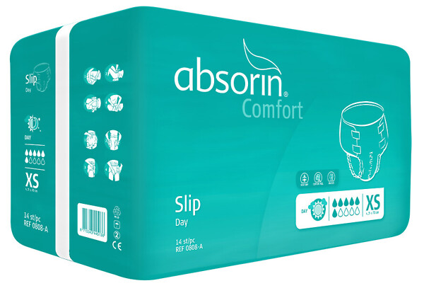 Absorin Comfort -teippivaippa XS päiväkäyttö