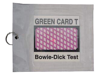 Bowie Dick Green card T testipakkaus