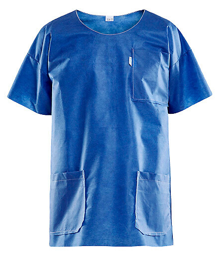 BARRIER työpuvun paita ilman resoreita Unisex-malli XL sininen