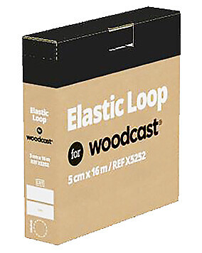 Elastic loop for woodcast 2,5 cm x 7,5 m