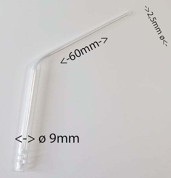 Imukärki lasi 2,5 mm 6 cm