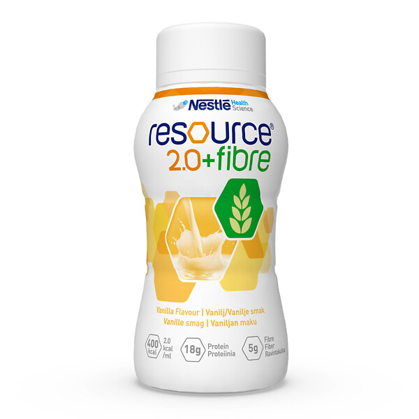Resource 2.0+ fibre 200 ml vanilja