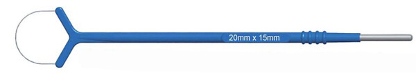 Medstar monopolaari slingaelektrodi  20 x 15 mm, 13 cm