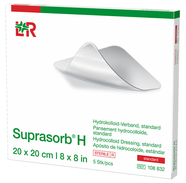 Suprasorb H thin hydrokolloidisidos 5 x 10 cm steriili