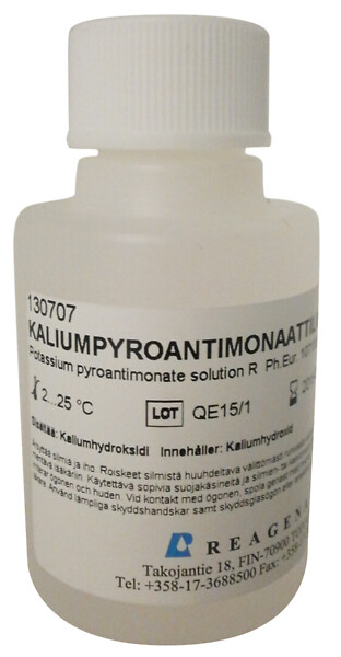 Kaliumpyroantimonaattiliuos R 50 ml