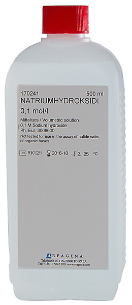 Natriumhydroksidiliuos 0,1 mol/l 500 ml