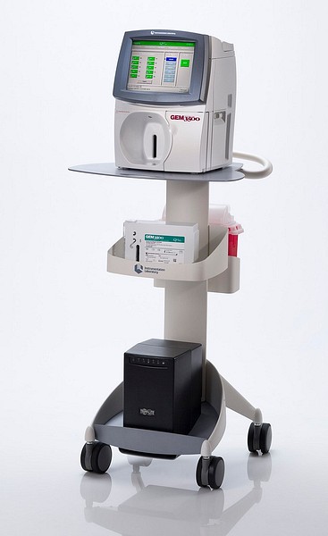 Gem 3500 iQM-tarvikekasetti Bg/El/Hct 300 testiä