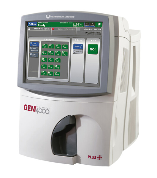 Gem 4000 iQM Bg/El/Gl/Lac/Co 300 testiä