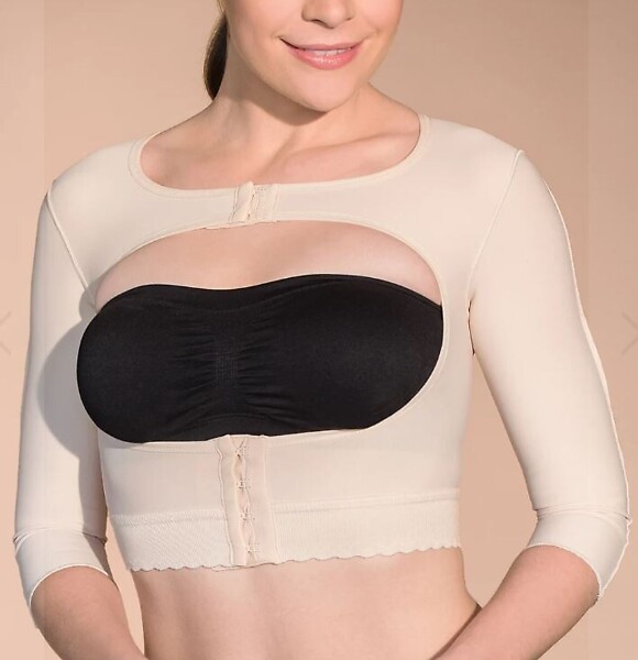 Female Vest, open mammary, Large, Black