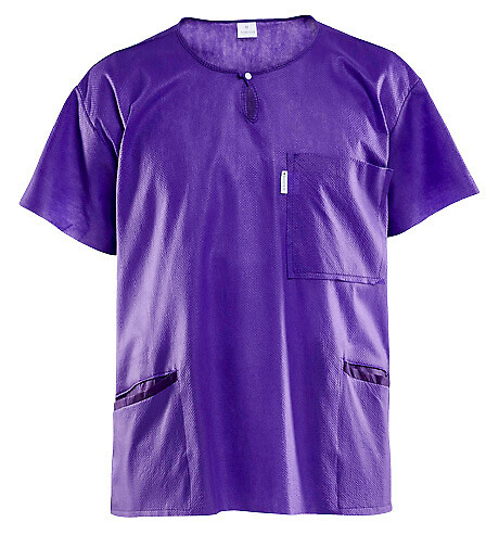 BARRIER työpuvun paita ilman resoreita Unisex-malli M lila