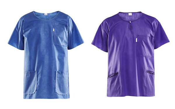 BARRIER työpuvun paita ilman resoreita Unisex-malli S sininen