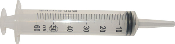 Spruta Plastipak kateterkona 50ml. Steril, rak spets, gradering 1,0ml