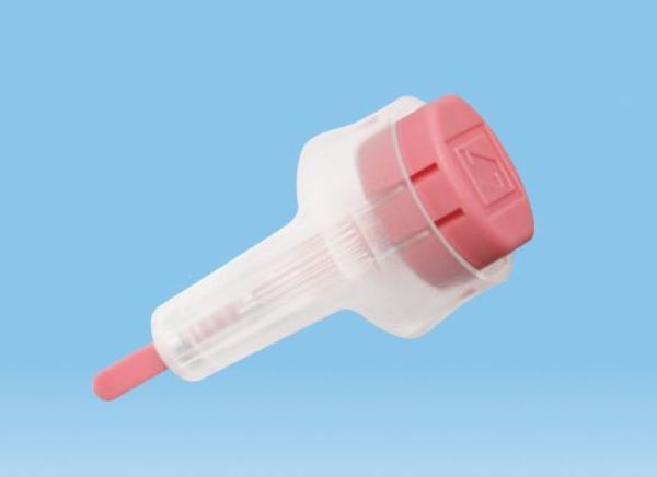 Lansett safety neonatal rosa 1,2mm steril pediatrisk blad 1,5x1,2mm