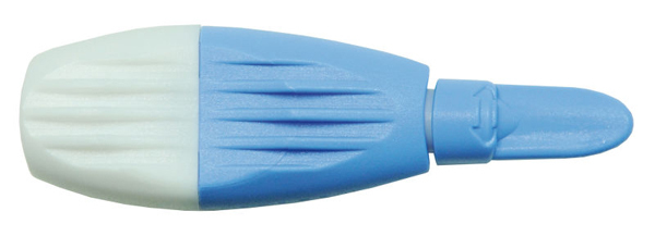Lansett microtainer cal blå 2,0mm steril högflöde blad 1,5x2,0mm