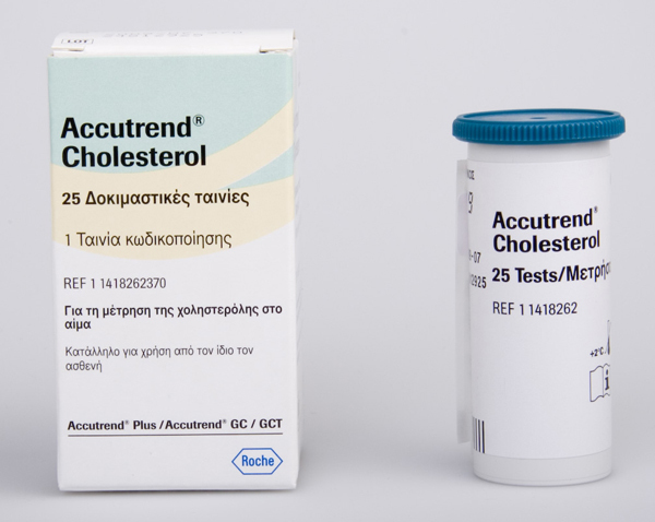 Teststicka kolesterol för Accutrend plus 25 st/förp