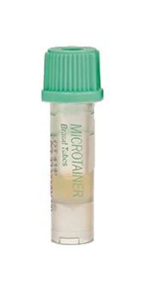 Microtainer kapillärrör li-hep gel 0,4-0,6ml ljusgrön microgard transp