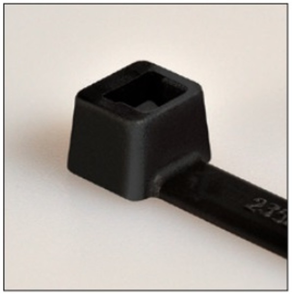 Buntband 2,8x240mm svart T25 nylon