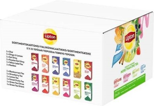 Te Lipton sortimentskartong 6x25st/frp Rainforest