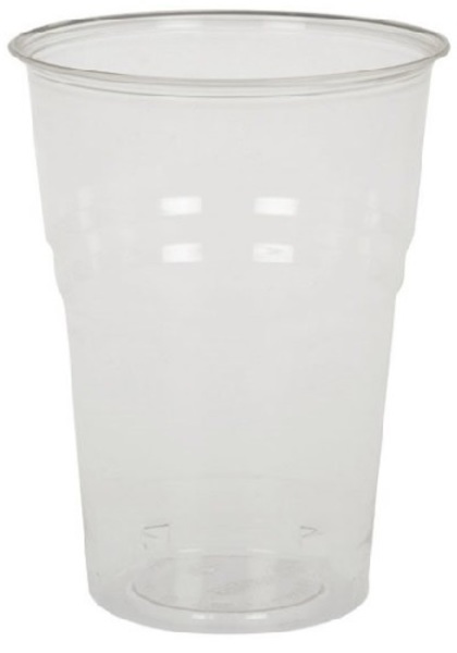 Glas Plast Transparent 20cl Polypropylen