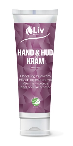 Hand & hudkräm LIV 250ml pH 5,5 parfymerad Svanenmärkt