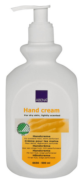 Handkräm Abena 500ml med pump pH 5,5 parfymerad Svanenmärkt