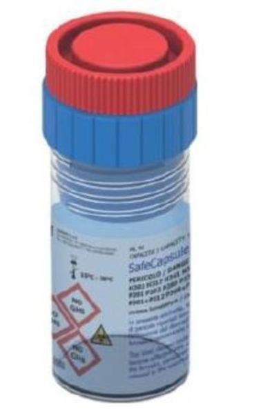 Safe Capsules, Rød sikkerhetskapsel med formalin (8,3ml)