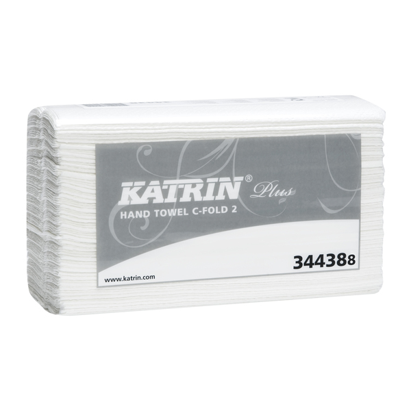 Pappershandduk Katrin Plus 24x33cm 2-Lag Katrin C-Vikt Svanenmärkt