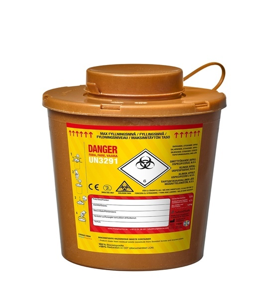 Kanylburk Woodsafe 0,5L med UN-etikett Biokomposit 100%