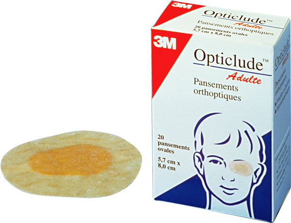 Ögonförband Opticlude 5,6x8,2cm ocklusivt