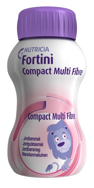 Fortini Compact Multifiber Jordgubb 125ml Vnr 900483